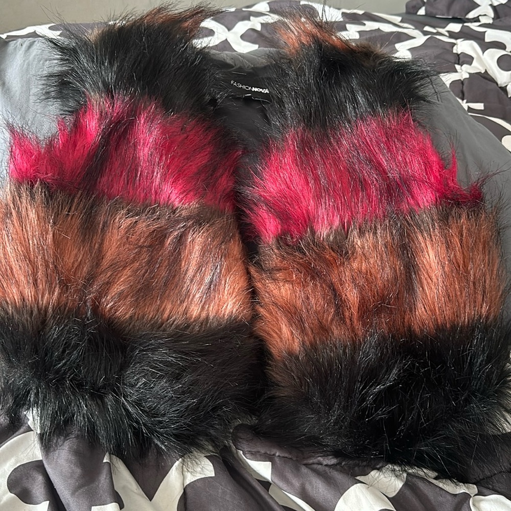 Faux  fur vest
